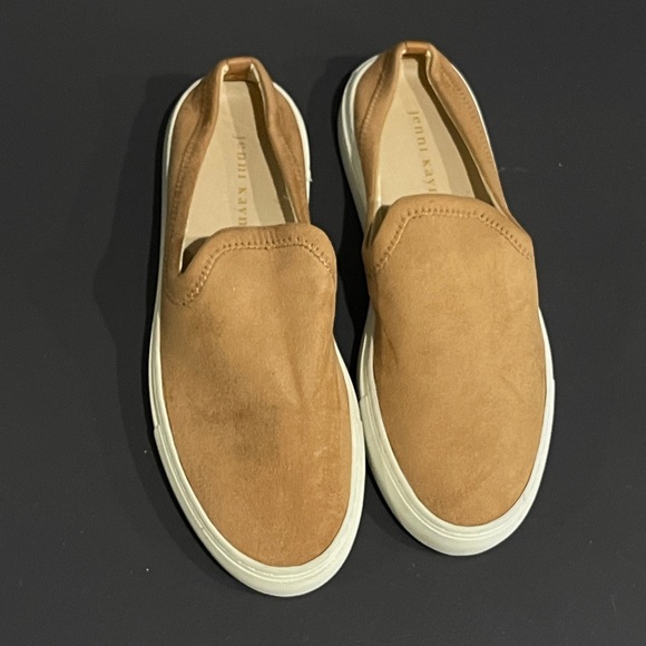 Jenni Kayne Suede Slider Slip On Sneakers in Honey EU 40 Neutral Casual - Picture 2 of 7